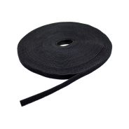200260 H&H Black Hook-and-Loop Cable Strap, 1/2″ x 75-Foot Roll