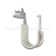 HPHFM24 J-Hook with 360-Degree Swivel Knock-On Spring Steel Beam Clamp for 1/8″–1/4″ Thick Flanges