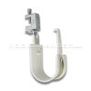 HPHACSSBC J-Hook with 360-Degree Swivel Spring Steel Beam Clamp for Flanges Up to 1/2″ Thick