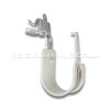 HPHFM58 J-Hook with 360-Degree Swivel Knock-On Spring Steel Beam Clamp for 5/16″–1/2″ Thick Flanges