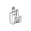 HPH Heavy-Duty Wall-Mount J-Hook for Vertical Surfaces